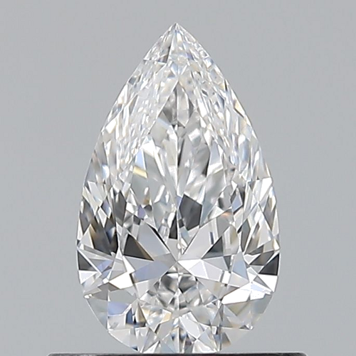 0.56 carat E-VVS1 Natūralus Pear Deimantas (1)