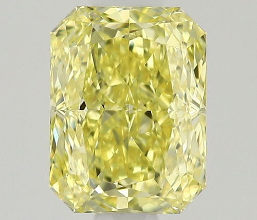 0.51 carat Fancy Intense Yellow-VS1 Natūralus Radiant Deimantas (1)