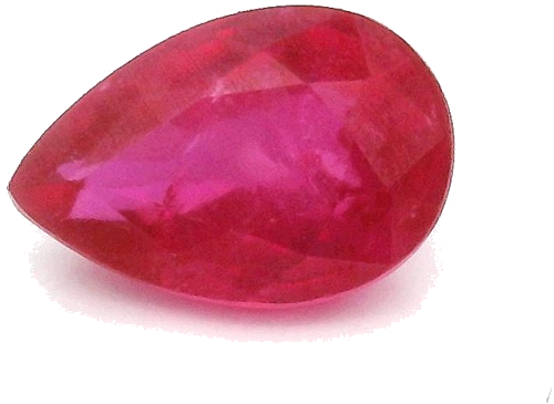 0.69 carat RED Pear Rubinas (1)