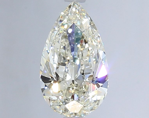 1.0 carat K-SI1 Natūralus Pear Deimantas (1)
