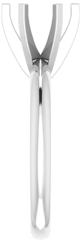 Sužadėtuvių Žiedas „Light Solitaire“ 950 Platinos Round 7.3mm x 7.7mm (4)