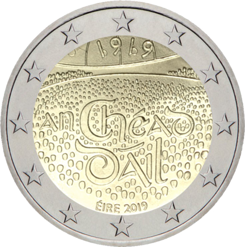 2019  Īrijas parlamenta simtgades 2 eiro monēta (1)