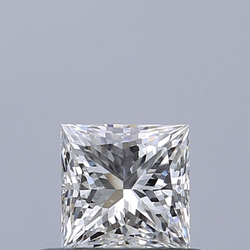 0.42 carat E-VVS1 Natūralus Princess Deimantas (1)