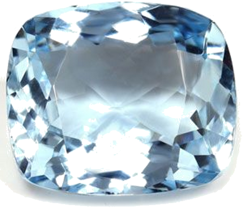 7.27 carat BLUE Cushion Aquamarine (1)