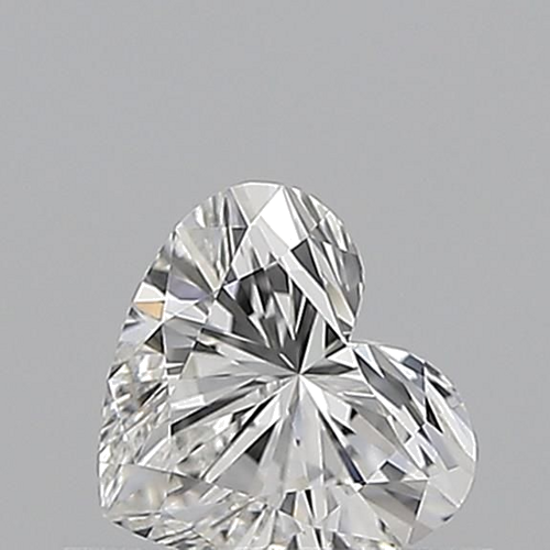 0.5 carat F-VVS2 Natūralus Heart Deimantas (1)
