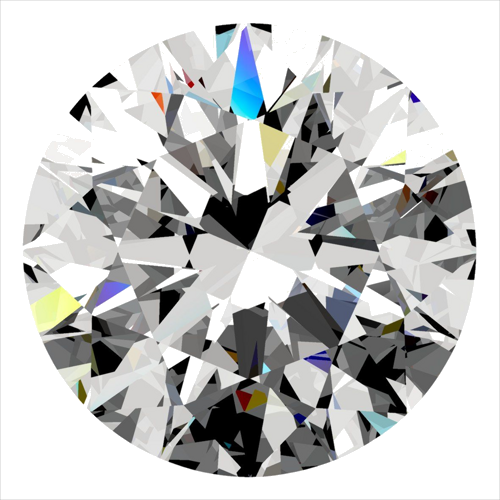 0.3 carat D-SI1 Excellent cut Natūralus Round Deimantas (1)