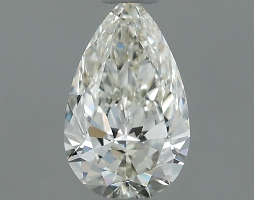 0.5 carat K-VVS2 Natūralus Pear Deimantas (1)