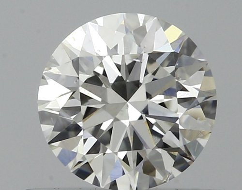 0.5 carat H-SI1 Excellent cut Natūralus Round Deimantas (1)