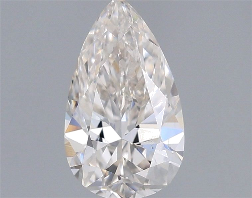 0.5 carat I-SI1 Natūralus Pear Deimantas (1)