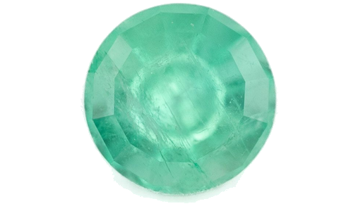 0.3 carat GREEN Round Smaragdas (1)