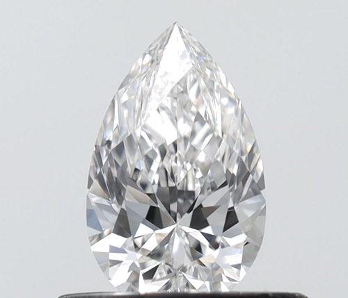 0.41 carat F-VVS2 Natūralus Pear Deimantas (1)