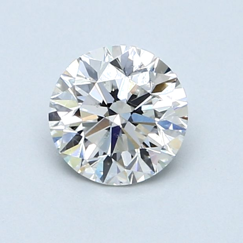 0.88 carat H-SI1 Very Good cut Natūralus Round Deimantas (1)