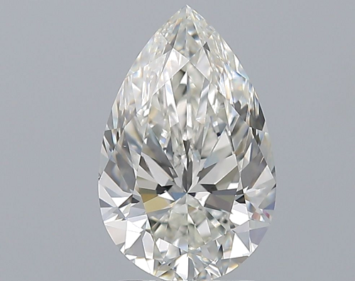 2.5 carat H-VS1 Natūralus Pear Deimantas (1)