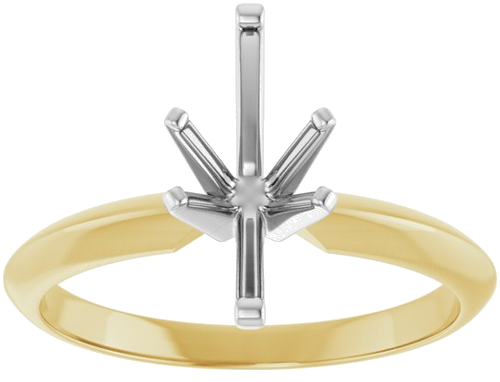 Sužadėtuvių Žiedas „Light Solitaire“ 585 Baltojo Ir Geltonojo Aukso Marquise 11.5mm x 5.5mm (3)