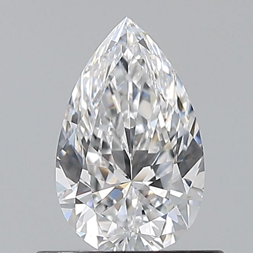 0.6 carat D-VS1 Natūralus Pear Deimantas (1)