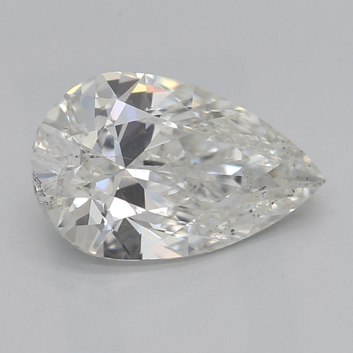 2.01 carat J-SI2 Natūralus Pear Deimantas (1)