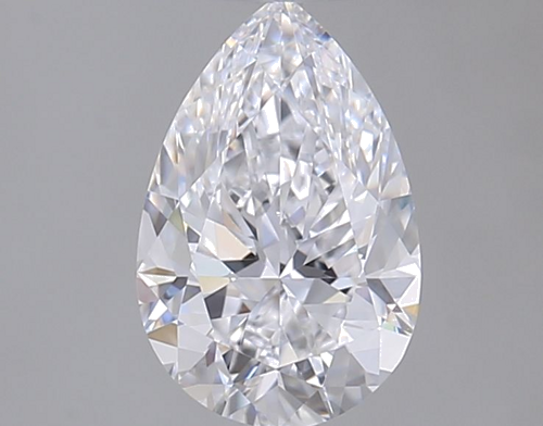 0.5 carat D-IF Natūralus Pear Deimantas (1)