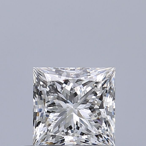 0.53 carat E-VVS1 Natūralus Princess Deimantas (1)