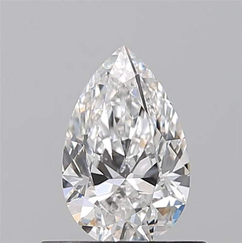 0.5 carat F-VVS1 Natūralus Pear Deimantas (1)