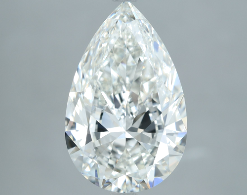 4.01 carat H-VS2 Natūralus Pear Deimantas (1)