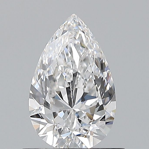 0.7 carat D-VS1 Natūralus Pear Deimantas (1)