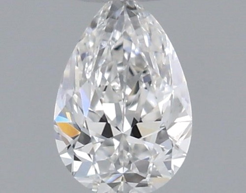 0.21 carat E-VS1 Natūralus Pear Deimantas (1)