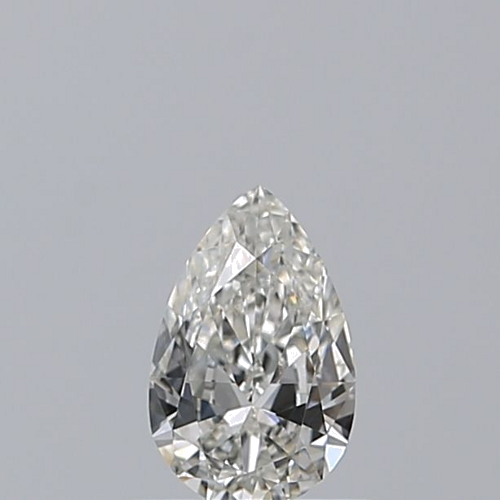 0.5 carat H-VVS2 Natūralus Pear Deimantas (1)