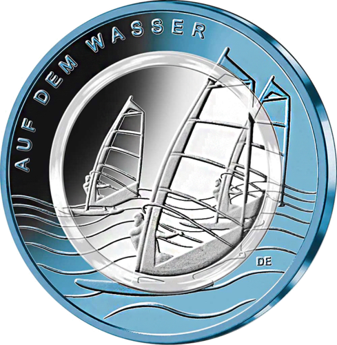 2021 Germany On the water 10 euro polymeric coin (1)