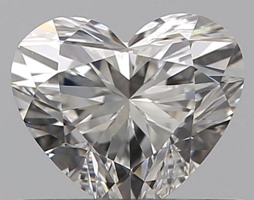 0.47 carat F-VVS2 Natūralus Heart Deimantas (1)