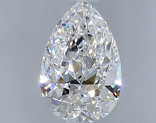 0.7 carat D-VS1 Natūralus Pear Deimantas (1)