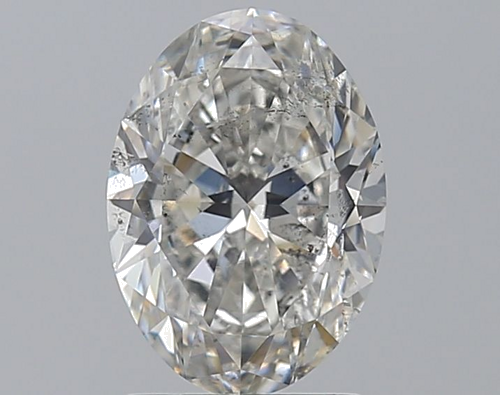 2.01 carat G-SI2 Natūralus Oval Deimantas (1)