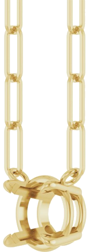 Pakabukas „Solitaire Claw-Prong“ 14k yellow gold Round 7mm (2)