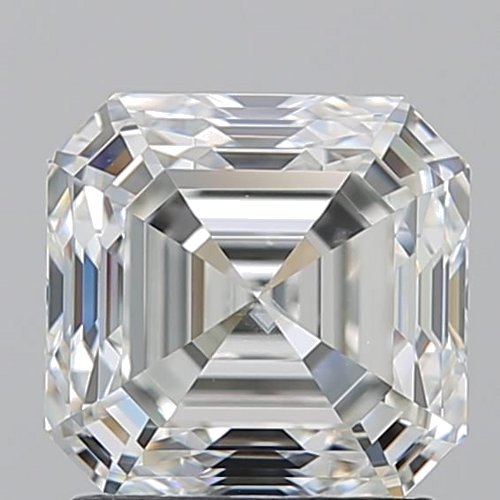 2.01 carat H-SI1 Natūralus Asscher Deimantas (1)