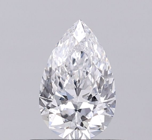 0.56 carat D-SI1 Natūralus Pear Deimantas (1)