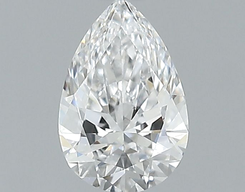 0.4 carat D-VS2 Natūralus Pear Deimantas (1)