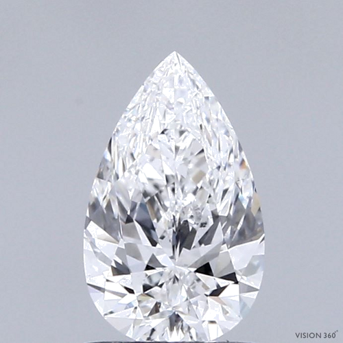 1.05 carat E-SI1 Natūralus Pear Deimantas (1)
