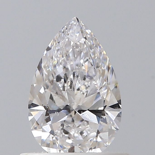 0.61 carat D-SI1 Natūralus Pear Deimantas (1)