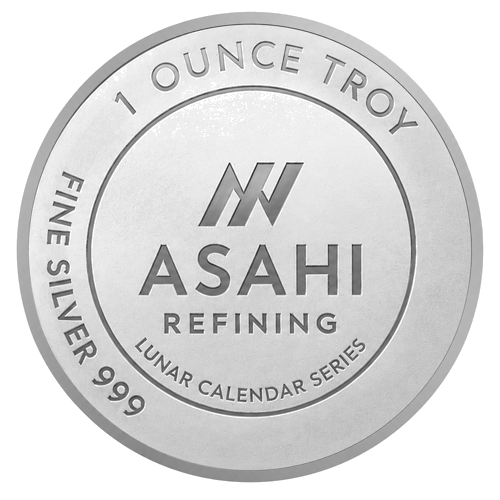 1 oz Drakono metai 2024 Asahi sidabrinė moneta (2)