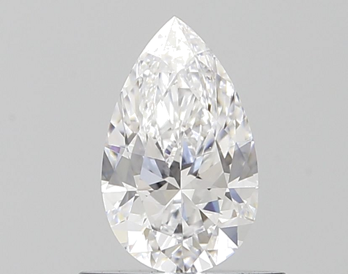 0.53 carat D-VVS2 Natūralus Pear Deimantas (1)