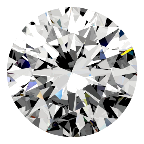 0.3 carat G-VVS1 Very Good cut Natūralus Round Deimantas (1)