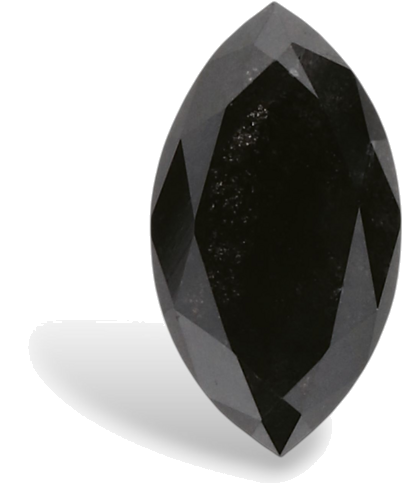 0.45 carat Fancy Black-VVS2 Natūralus Marquise Deimantas (1)