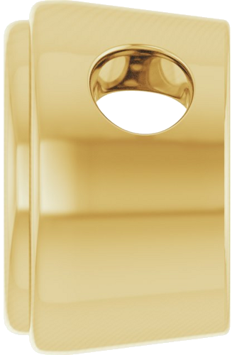 Pakabukas „Bezel-Set Solitaire“ 14k yellow gold Round 4.4mm (3)