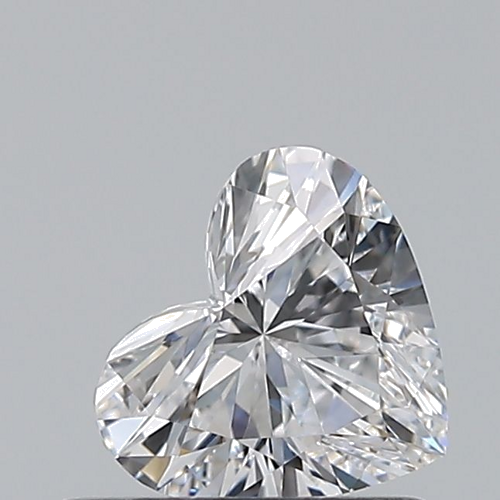 0.5 carat D-VVS2 Natūralus Heart Deimantas (1)