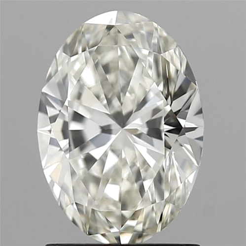 1.51 carat K-VVS1 Natūralus Oval Deimantas (1)