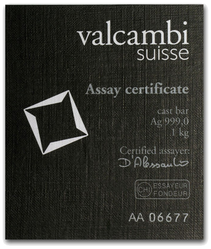 1 kg Silver bar Valcambi (4)