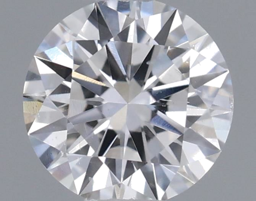0.39 carat E-SI2 Excellent cut Natūralus Round Deimantas (1)