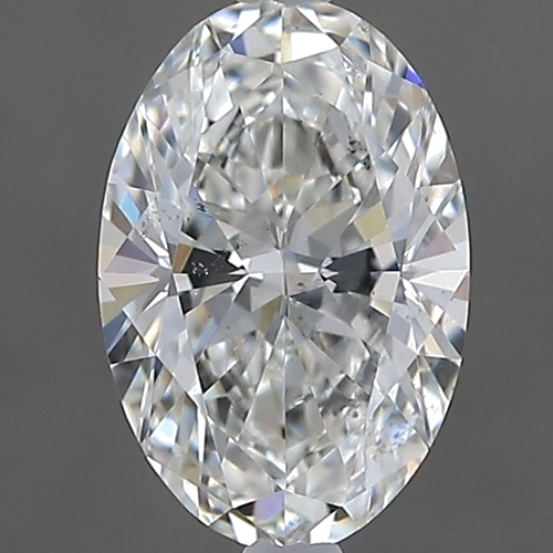 0.6 carat H-SI1 Natūralus Oval Deimantas (1)