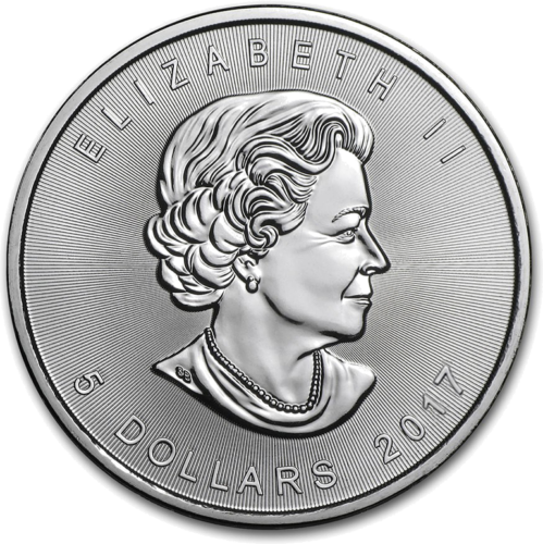 1 oz Kленов лист Канада 5 долара сребърна монета (смесени години) (2)