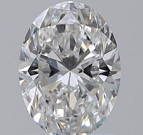 1.01 carat F-SI2 Natūralus Oval Deimantas (1)
