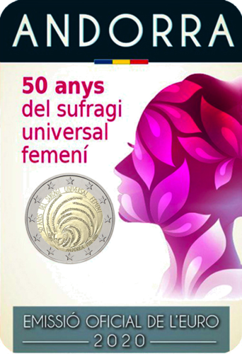 2020 Andorra Voting right 2 euro BU coin (2)